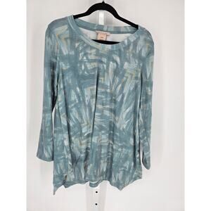 Philosophy Republic Clothing Women's Long Sleeve Knitted Round Neck Top Size XL